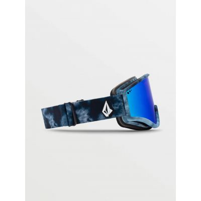 Volcom YAE LAGOON TIE DYE/BLUE CHROME Damen/Herren Snowboardbrille UV-Schutz Blau (VG0722110)