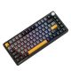 2. Machenike K600-B82W Kabellose mechanische Gaming-Tastatur mit Hintergrundbeleuchtung, GR Silver Switches - Schwarz