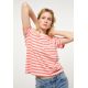 20. Mustang Alina C Gestreiftes T-Shirt W 1013785 12434