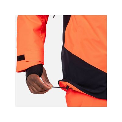 6. ROSSIGNOL Hero Blackside Isolierte Herren-Skijacke Rot