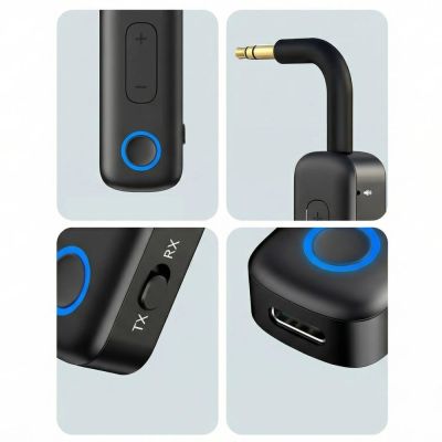 4. Tech-Protect Ultraboost AU02 Bluetooth 5.4 Audioadapter – Schwarz