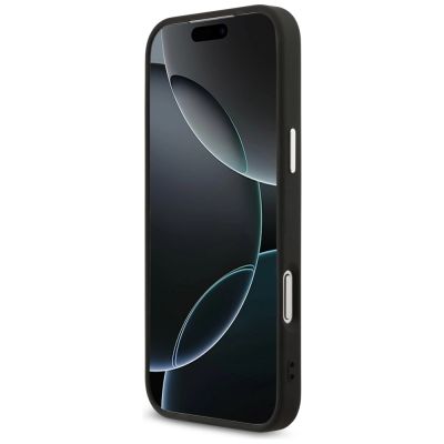 5. Guess 4G Triangle Logo MagSafe Hülle für iPhone 17 Pro Max - Schwarz