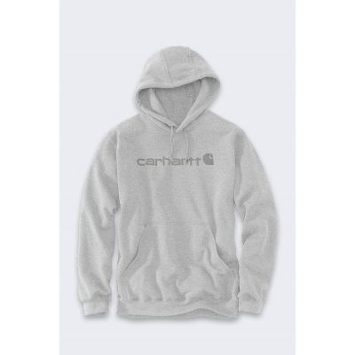 Carhartt Marquette Logo Sweatshirt – Heather Gray/Grau, Größe: L