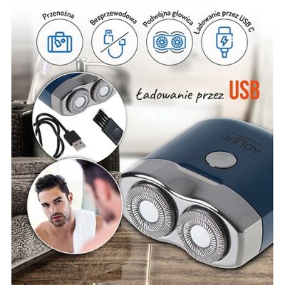 2. ADLER AD 2937 USB-Reiserasierer