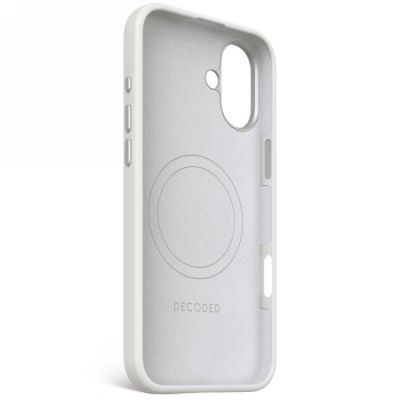 3. Decoded Antimikrobielle Silikon-Rückseite mit MagSafe für iPhone 16 Plus – Grau