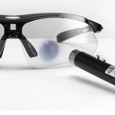 4. Rockbros 10143 photochrome UV400-Fahrradbrille – Schwarz