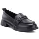 Damen-Lederslipper, schwarz, Vinceza 133115