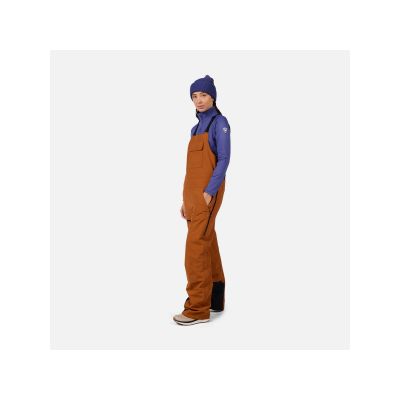 5. ROSSIGNOL W Outerlimits Isolierte Latzhose für Damen, Braun