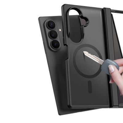 8. Dux Ducis Yind Hülle für Samsung Galaxy Z Fold 8 / Z Fold 7 - Schwarz