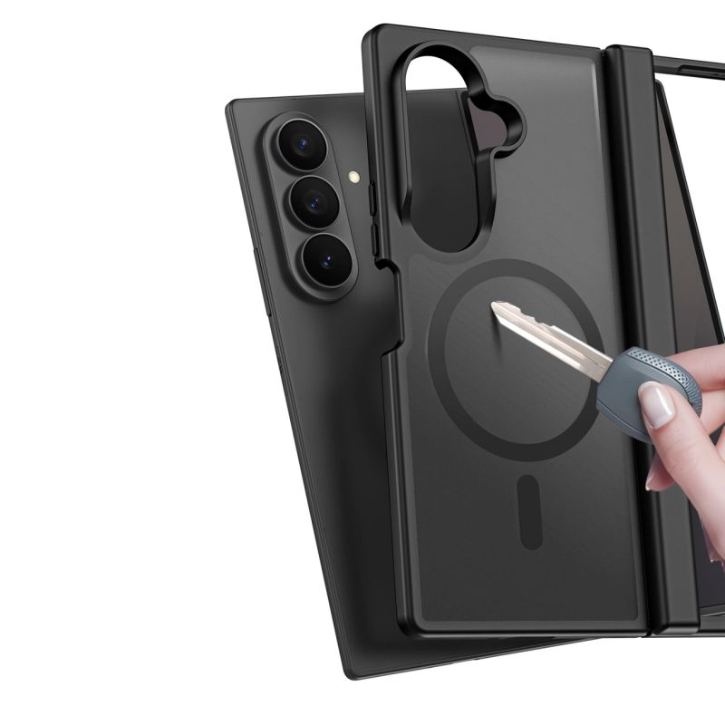 8. Dux Ducis Yind Hülle für Samsung Galaxy Z Fold 8 / Z Fold 7 - Schwarz