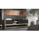 3. PORTO 3D-TV-Schrank 190x38x50 Eiche/Schwarz
