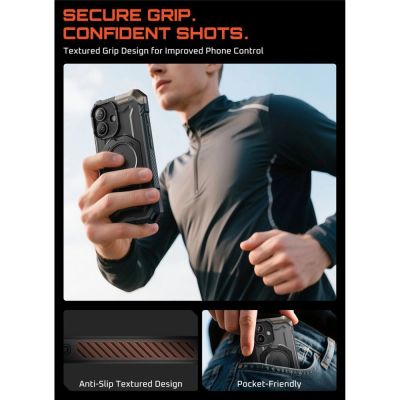 7. Supcase UB Grip Mag MagSafe Case für iPhone 17 - Schwarz