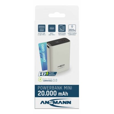7. Ansmann PB222PD Lithium-Polymer-Akku (LiPo) 20000 mAh Weiß