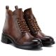 4. Gefütterte Damen-Ankle-Boots, braun, S.Barski HY62-8112