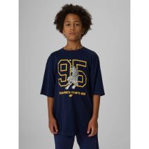 Jungen-T-Shirt im Loose Fit mit Print 4F 4FJRAW26TTSHM4528-31S