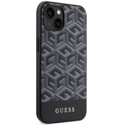 4. Guess GUHMP14SHGCFSEK iPhone 14 6,1" schwarz/schwarzes Hardcase GCube Stripes MagSafe