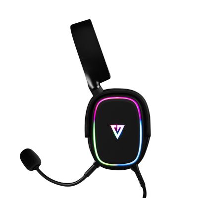 2. MODECOM VOLCANO MC-899 PROMETHEUS Schwarzes Over-Ear-Headset mit Mikrofon