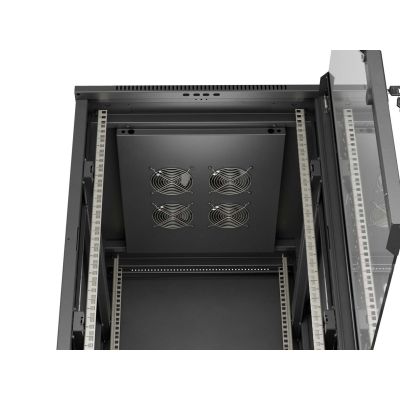 22. LANBERG Standrack-Schrank 19" 18U 600x800 Schwarz