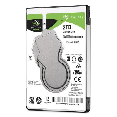 4. Seagate Barracuda ST2000LM015 HDD (2 TB ; 2,5"; 128 MB; 5400 U/min)
