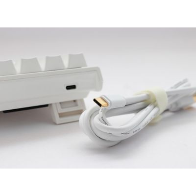 5. Ducky DKON2061ST Gaming Tastatur USB QWERTZ Deutsch Weiß