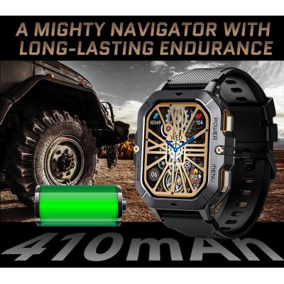 6. Herren-Smartwatch Rubicon RNCF23-1 SCHWARZ