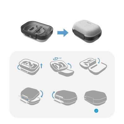 6. BoboVR C3 Tragetasche für Meta Quest 3 und 3S – Grau