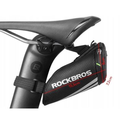 4. Rockbros kleine Clip-On-Fahrradsatteltasche