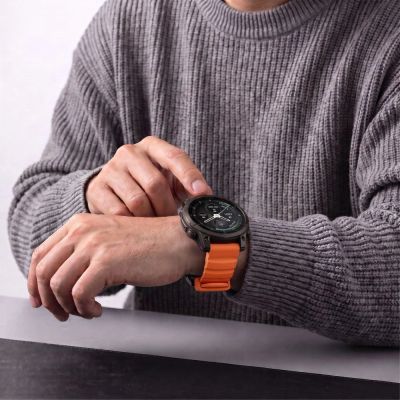 8. Tech-Protect Motion Armband für Garmin Fenix 5X / 5X Plus / 6X / 6X Pro / 7X / 8 / 8 Pro / 9 / 9 Pro (47 mm) – orange