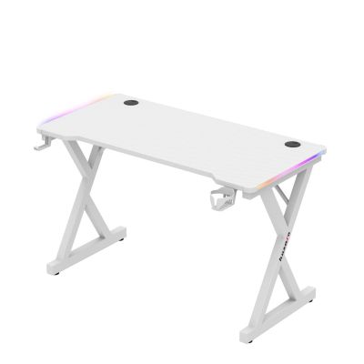 3. Huzaro Hero 2.3 RGB Weißer Schreibtisch