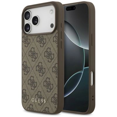 Guess 4G Classic Hülle für iPhone 17 Pro Max / 18 Pro Max – Braun