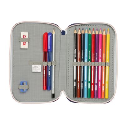 5. FC Barcelona Federmäppchen mit Ausstattung doppelt gefülltes Federmäppchen 29-tlg 412526854