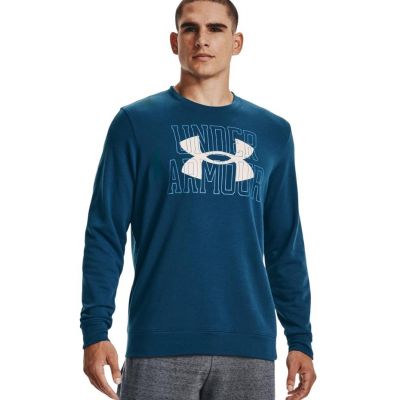 4. Under Armour UA Rival Terry Logo Crew M 1370391 458 Sweatshirt