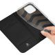 9. Dux Ducis Skin Pro Hülle für iPhone 16 Pro mit Klappe und Kartenfach – Schwarz