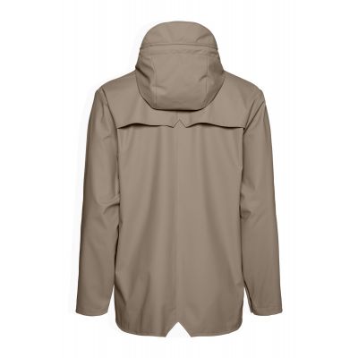 12. Rains Unisex-Regenjacke JACKET 12010 17 TAUPE