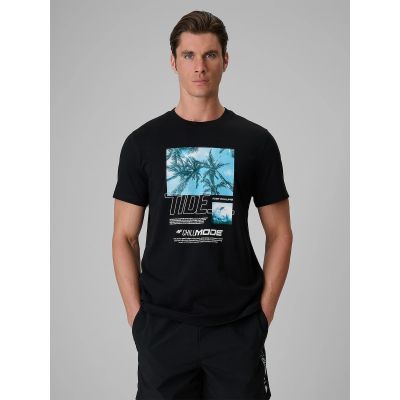Herren-T-Shirt mit Aufdruck, regulär, Größe 4F 4FRSS26TTSHM4321-20S