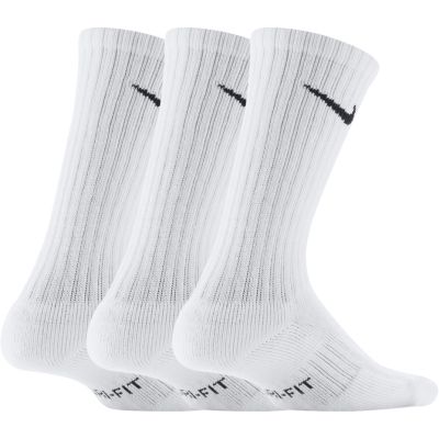 4. Nike Performance Cushioned Crew 3P JR SX6842 100 Socken