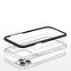 5. Klare 3in1 Hülle für iPhone 13 Pro Max Case Gel Cover mit Rahmen schwarz