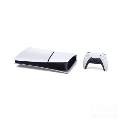 2. Sony PlayStation 5 Slim 1 TB weiße Konsole + 2 Controller