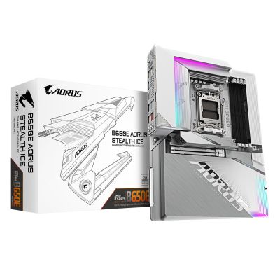 7. GIGABYTE B650E AORUS STEALTH ICE Mainboard AMD B650 Sockel AM5 ATX