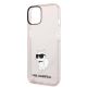 6. Karl Lagerfeld KLHCP14MHNCHTCP iPhone 14 Plus 6,7" rosa/rosa Hardcase Ikonik Choupette