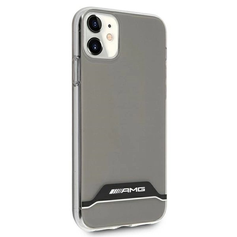 4. AMG Electroplate Black&White Hülle für iPhone 11 / XR 6.1" - Transparent