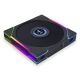 3. Lian Li Uni Fan TL LCD Computergehäuse, Prozessorlüfter 14cm Schwarz 1 Stück.