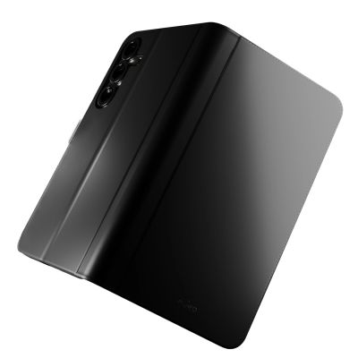 7. Puro Booklet Case mit Klappe und Geldbörse für Samsung Galaxy S25+ – Schwarz