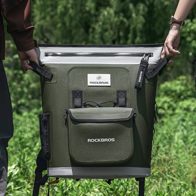 8. Rockbros Thermo-Rucksack mit Isolierung 18l Ergonomisch - Grün