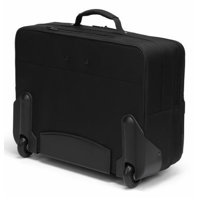 2. DICOTA D32036-RPET Laptoptasche 43,9 cm (17,3") im Kofferstil mit Füßen, Schwarz