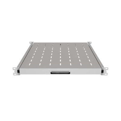 2. LANBERG AUSZIEHBARE BODENABLAGE FÜR 19-ZOLL-RACKSCHRÄNKE 500 MM GRAU (1 HE/445 X 500 MM, TRAGFÄHIGKEIT BIS 35 KG, 4-PUNKT-MONTAGE)