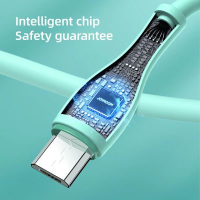 3. Joyroom Bowling-Datenkabel S-2030M8 USB-A / Micro-USB 3A 2 m – grün