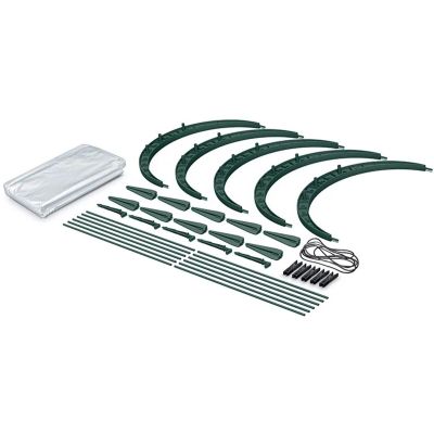 9. FLOO GEWÄCHSHAUS-FOLIETUNNEL 240CM WALDGRÜN