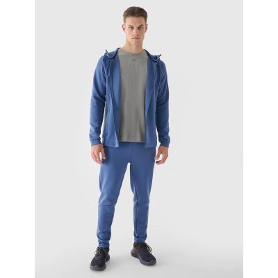 Herren-Trainings-Sweatshirt mit Kapuze 4F 4FWAW24TFSWM405-32S