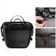 5. Rockbros AS-003-1BK wasserdichte Fahrradtasche mit Schultergurt, Vorder-/Hinterradbefestigung, 10-14 l – schwarz